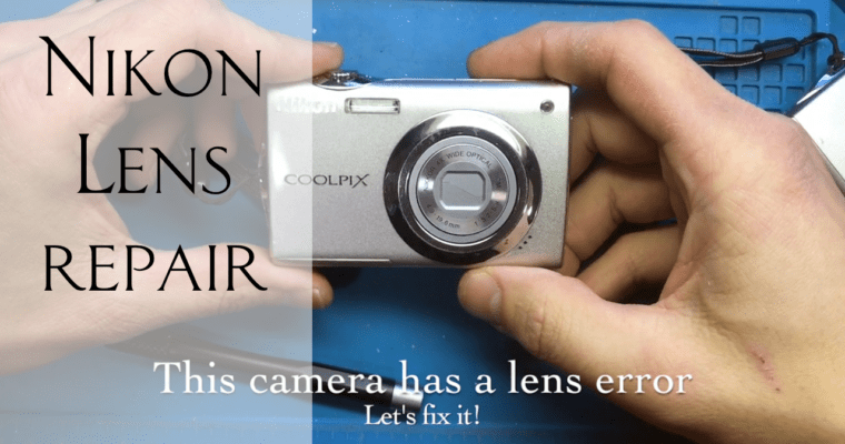 Nikon S4000 lens repair